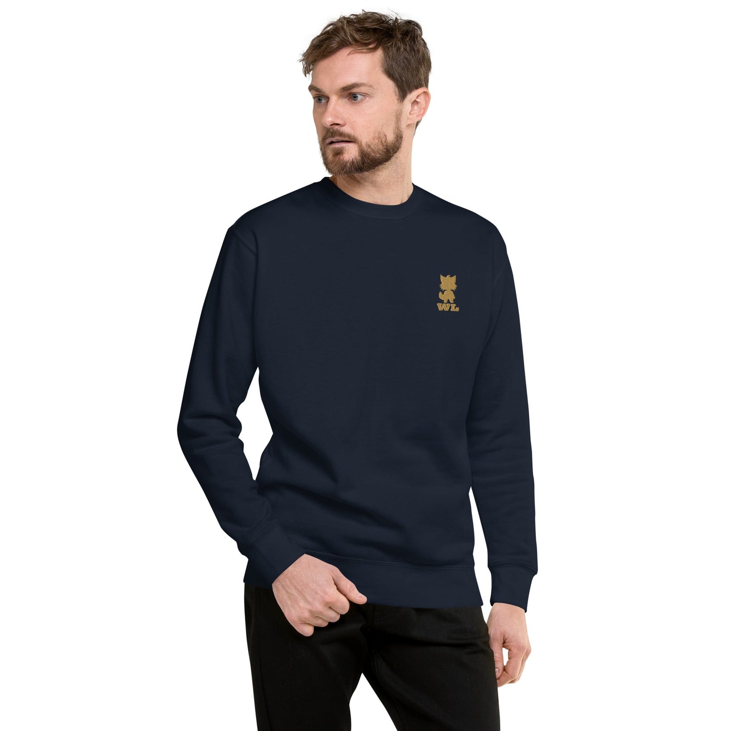 Men Premium Sweatshirt - Wolf - Lux - Wolf - Lux - The Premium