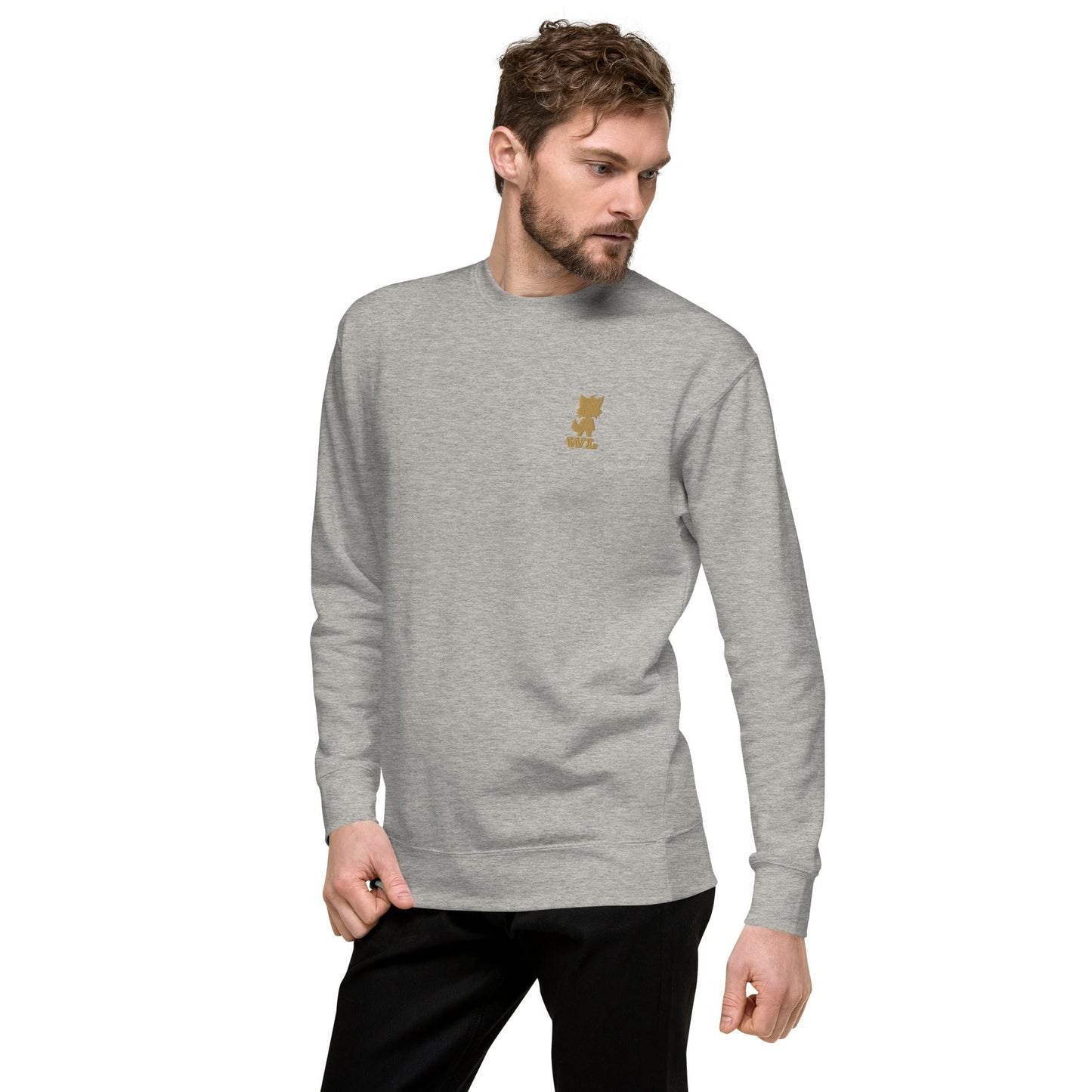 Men Premium Sweatshirt - Wolf - Lux - Wolf - Lux - The Premium