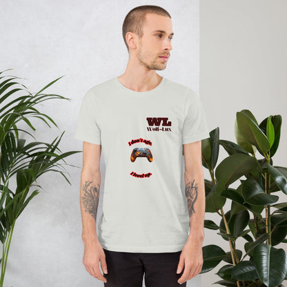 Men t-shirt Level up English - Wolf - Lux - Wolf - Lux - Wolf - Lux