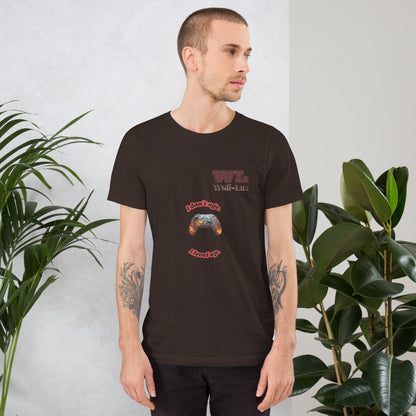 Men t-shirt Level up English - Wolf - Lux - Wolf - Lux - Wolf - Lux