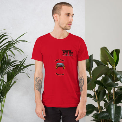 Men t-shirt Level up English - Wolf - Lux - Wolf - Lux - Wolf - Lux