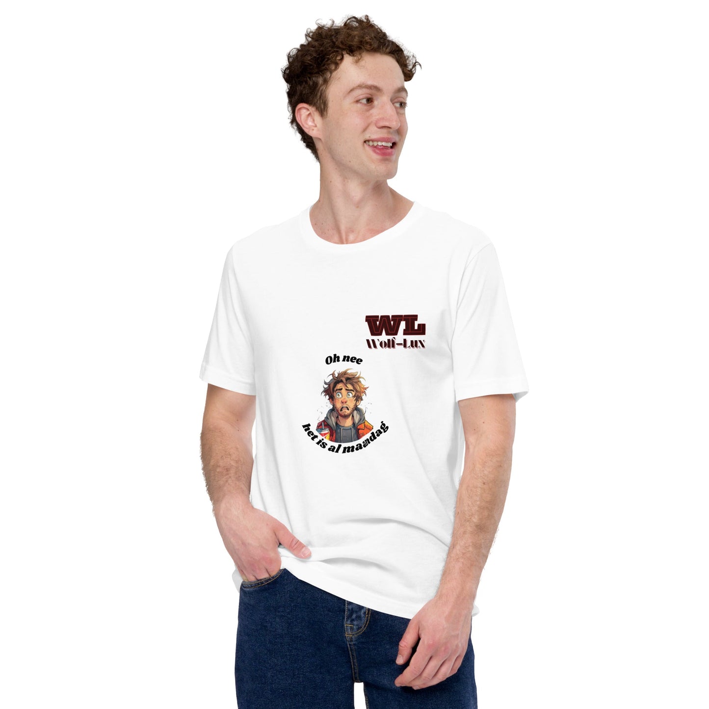 Men t-shirt monday dutch - Wolf - Lux - Wolf - Lux - Wolf - Lux