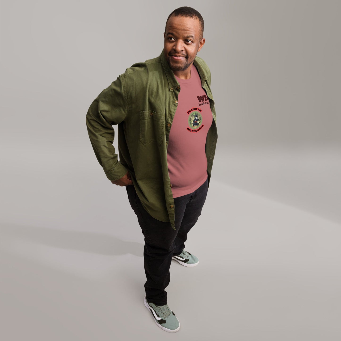 Men t-shirt Ninja Dutch - Wolf - Lux - Wolf - Lux - Wolf - Lux