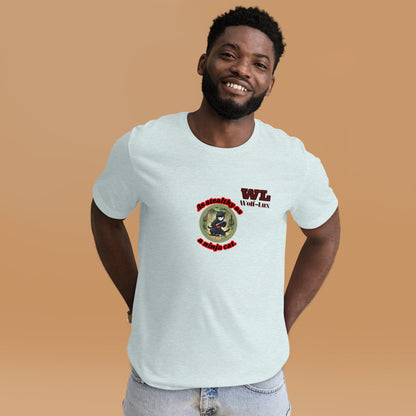 Men t-shirt Ninja English - Wolf - Lux - Wolf - Lux - Wolf - Lux