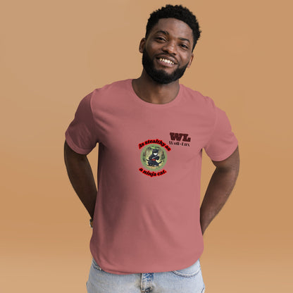 Men t-shirt Ninja English - Wolf - Lux - Wolf - Lux - Wolf - Lux