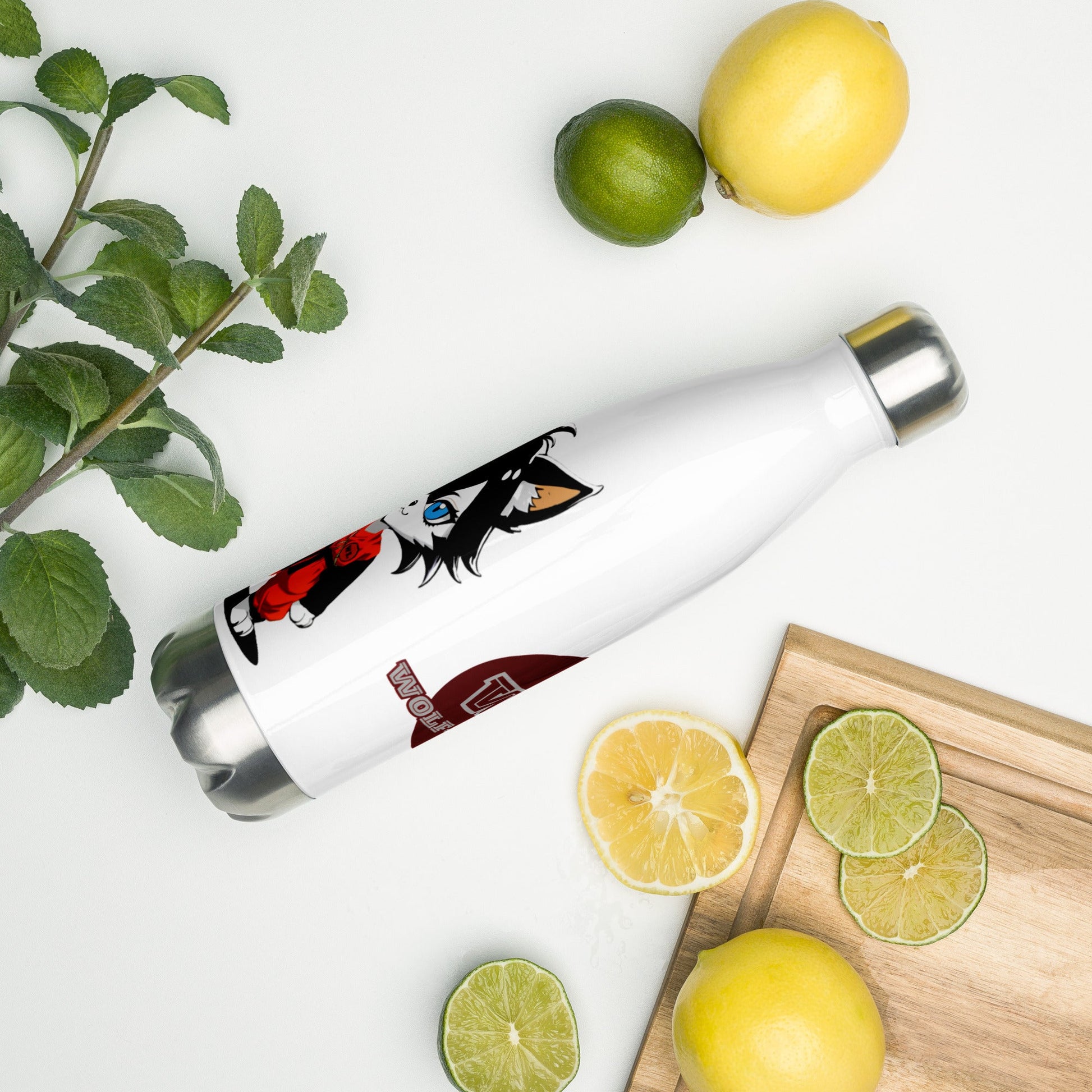 Stainless steel water bottle - Wolf - Lux - Wolf - Lux - Wolf - Lux