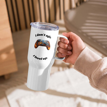 Travel mug with a handle Age English - Wolf - Lux - Wolf - Lux - Wolf - Lux