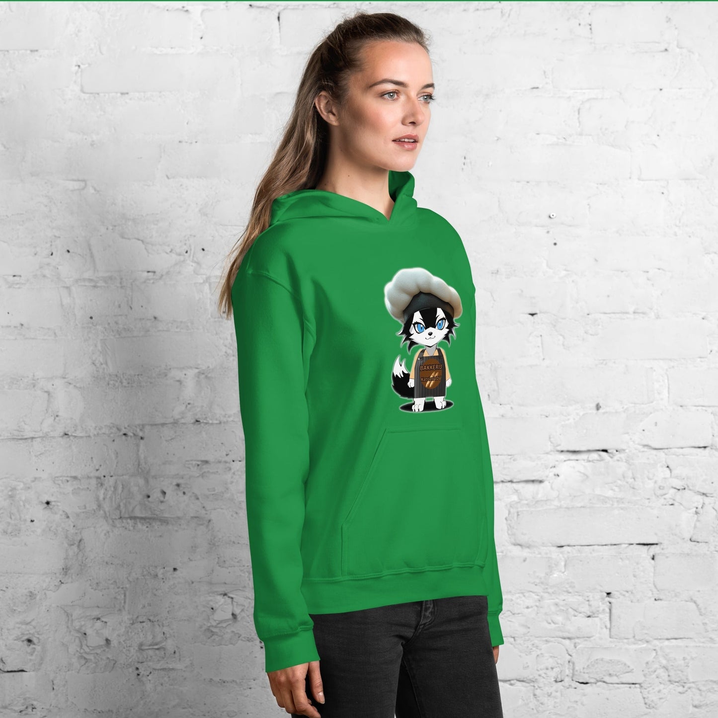 Women Hoodie Baker - Wolf - Lux - Wolf - Lux - Wolf - Lux