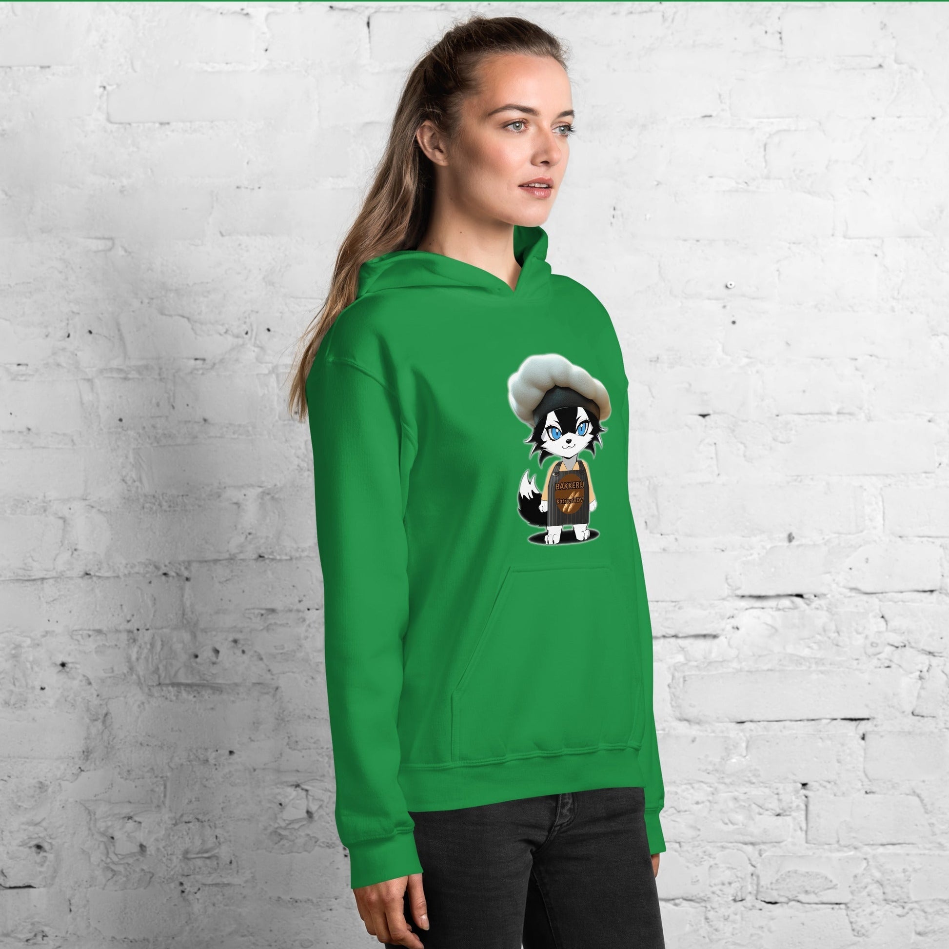 Women Hoodie Baker - Wolf - Lux - Wolf - Lux - Wolf - Lux