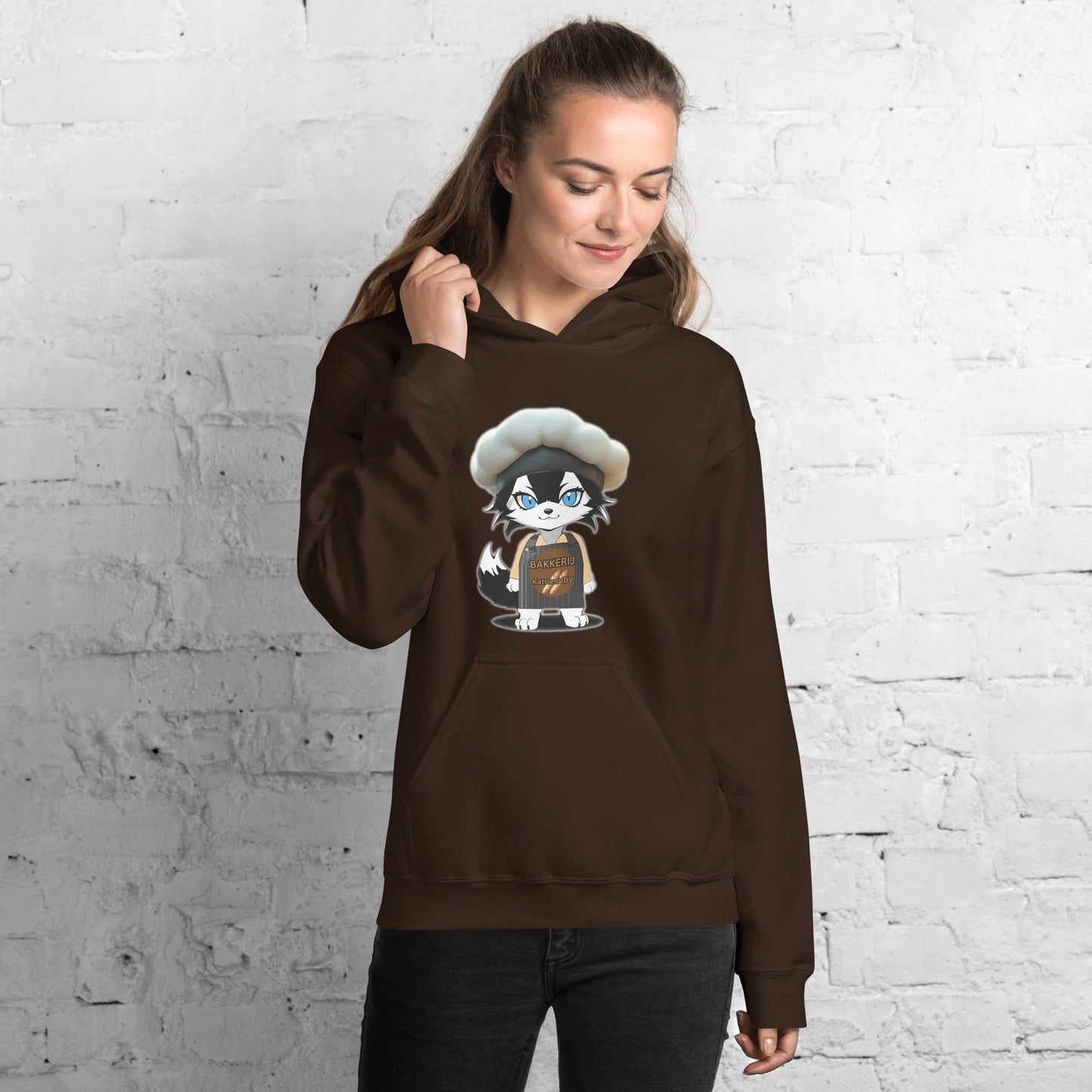 Women Hoodie Baker - Wolf - Lux - Wolf - Lux - Wolf - Lux
