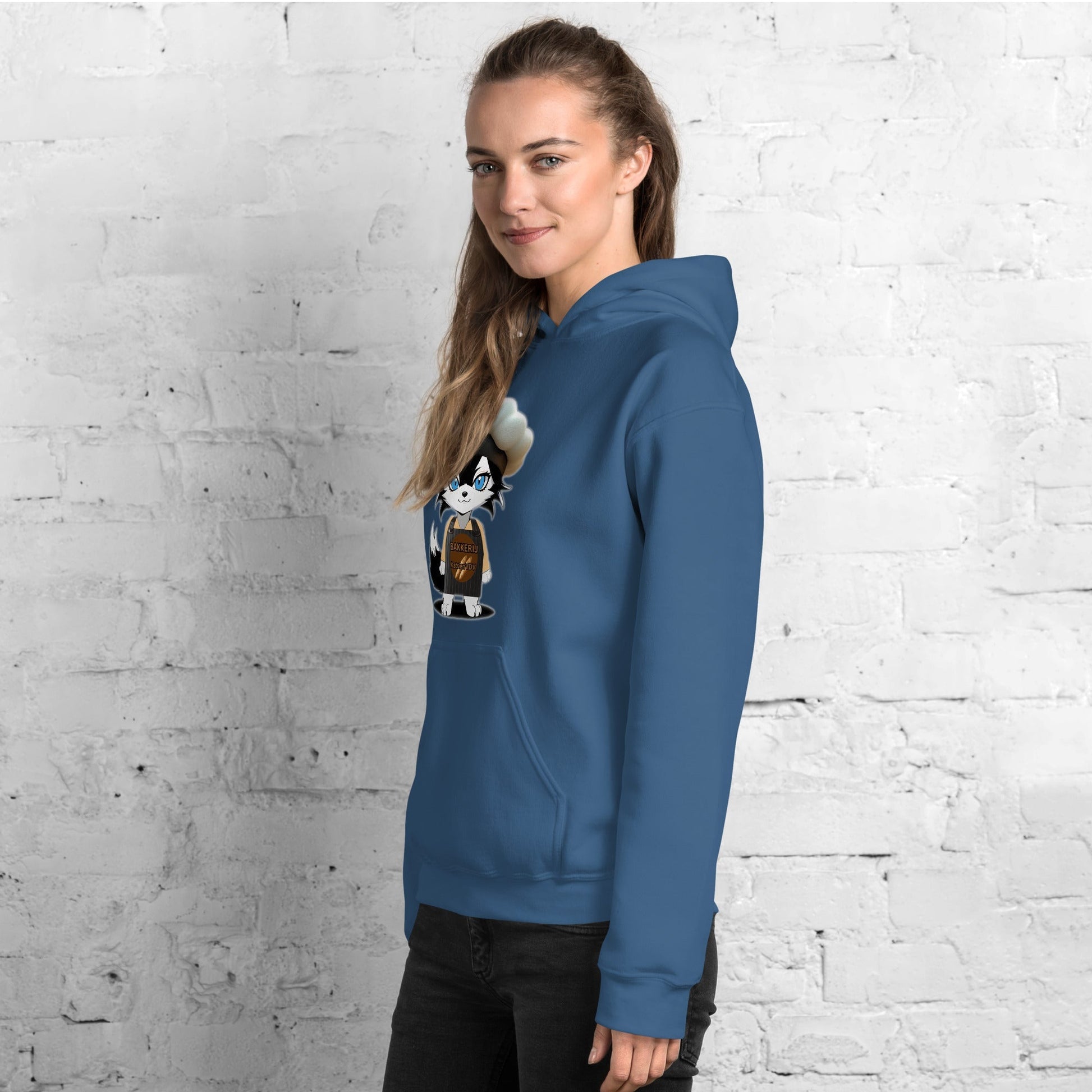 Women Hoodie Baker - Wolf - Lux - Wolf - Lux - Wolf - Lux