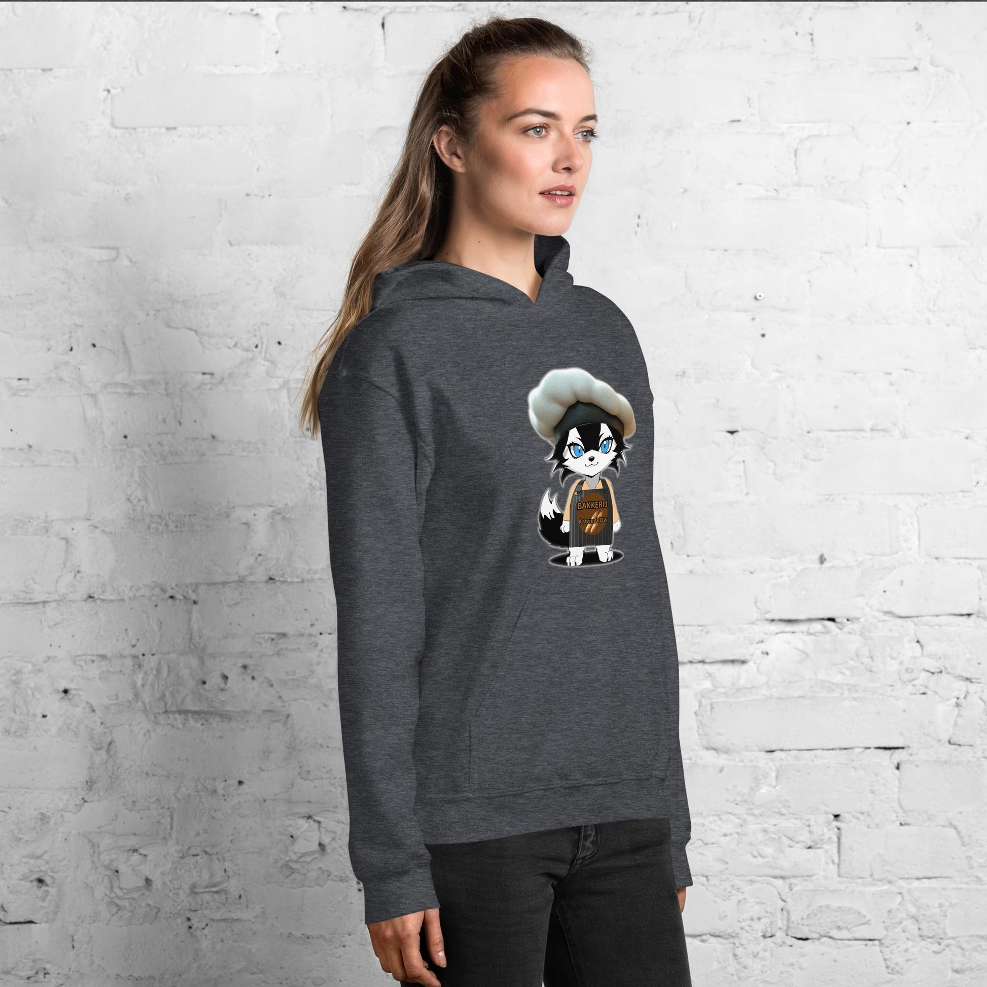 Women Hoodie Baker - Wolf - Lux - Wolf - Lux - Wolf - Lux