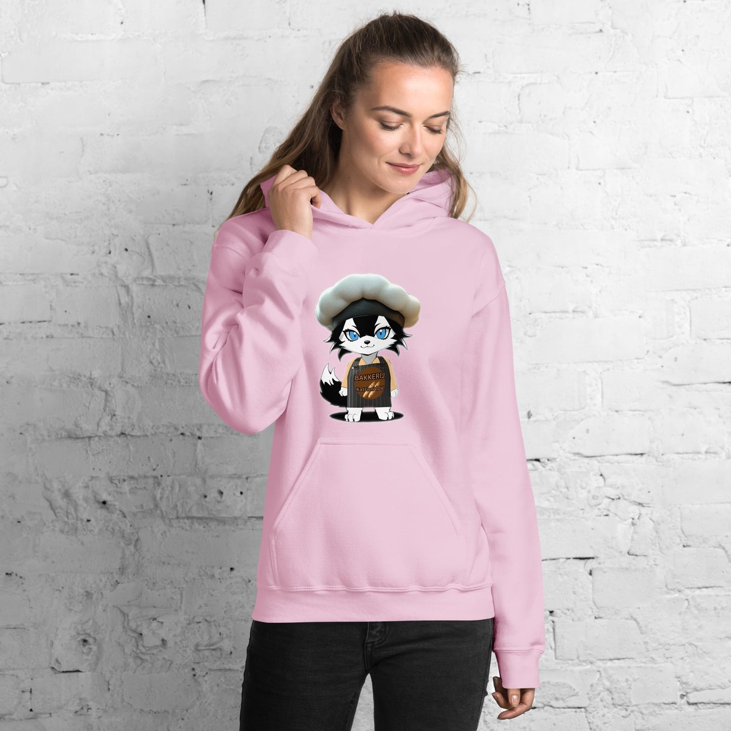 Women Hoodie Baker - Wolf - Lux - Wolf - Lux - Wolf - Lux