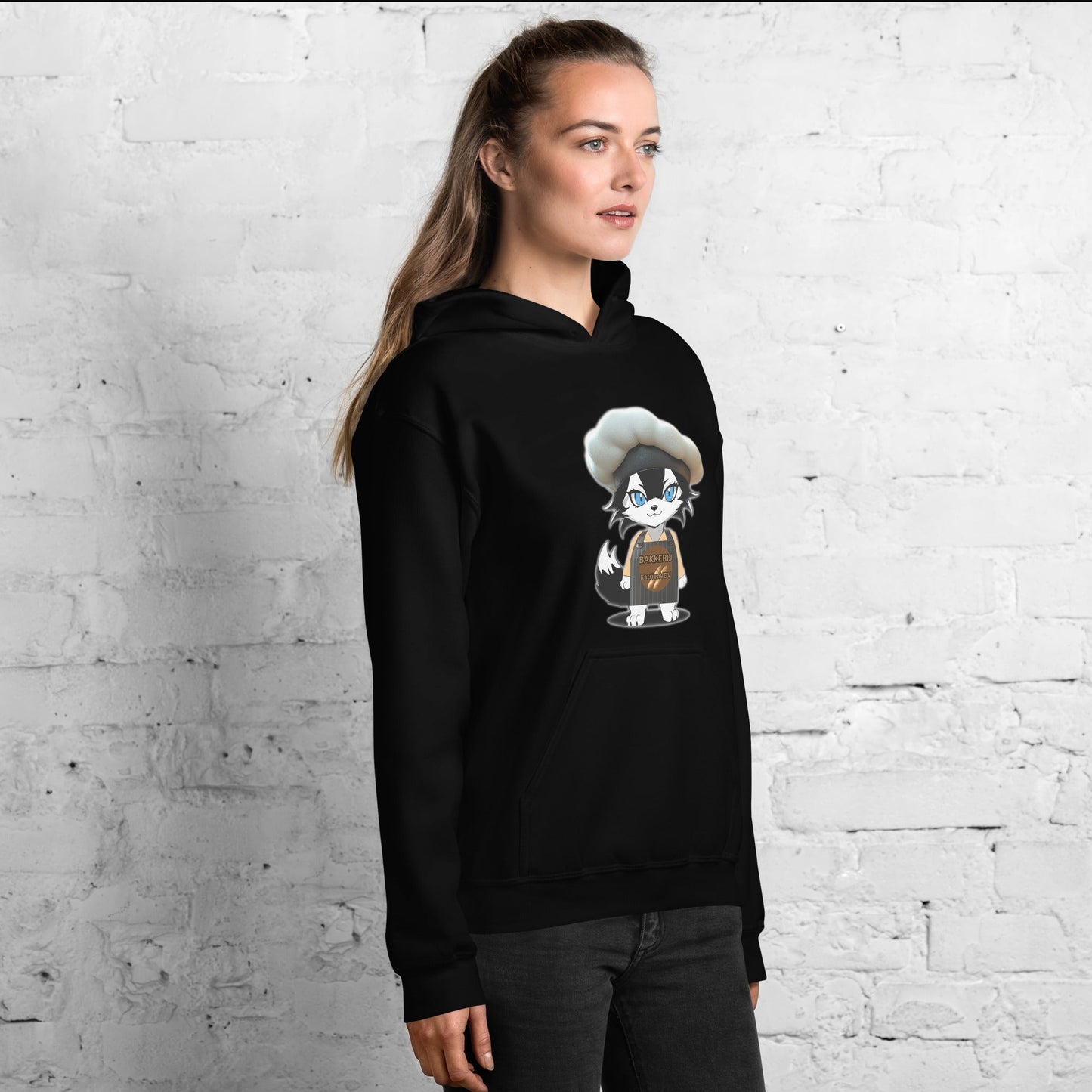 Women Hoodie Baker - Wolf - Lux - Wolf - Lux - Wolf - Lux