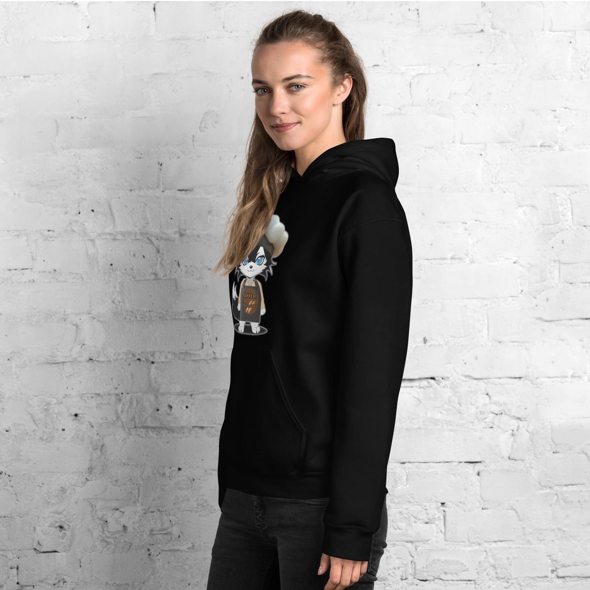 Women Hoodie Baker - Wolf - Lux - Wolf - Lux - Wolf - Lux