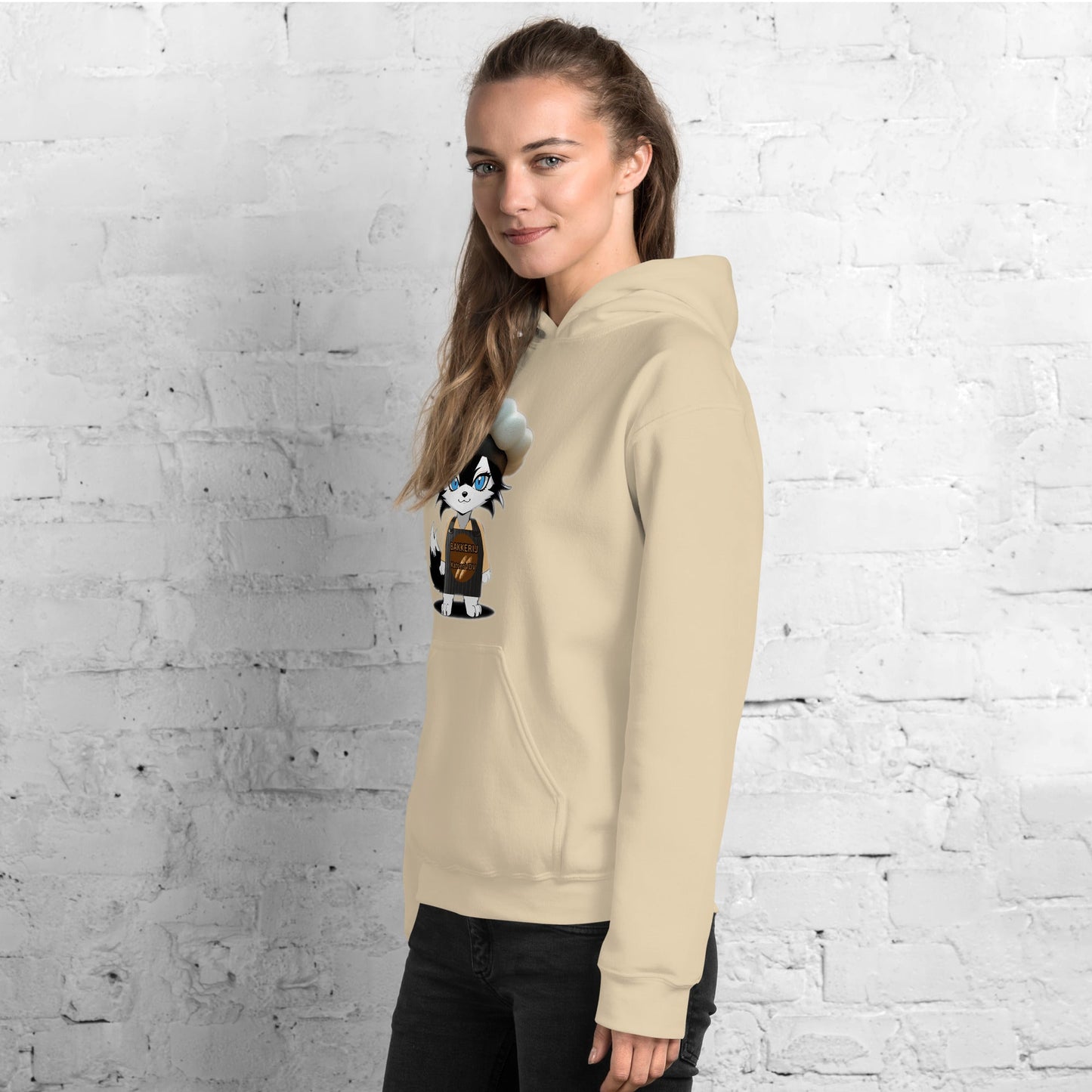 Women Hoodie Baker - Wolf - Lux - Wolf - Lux - Wolf - Lux