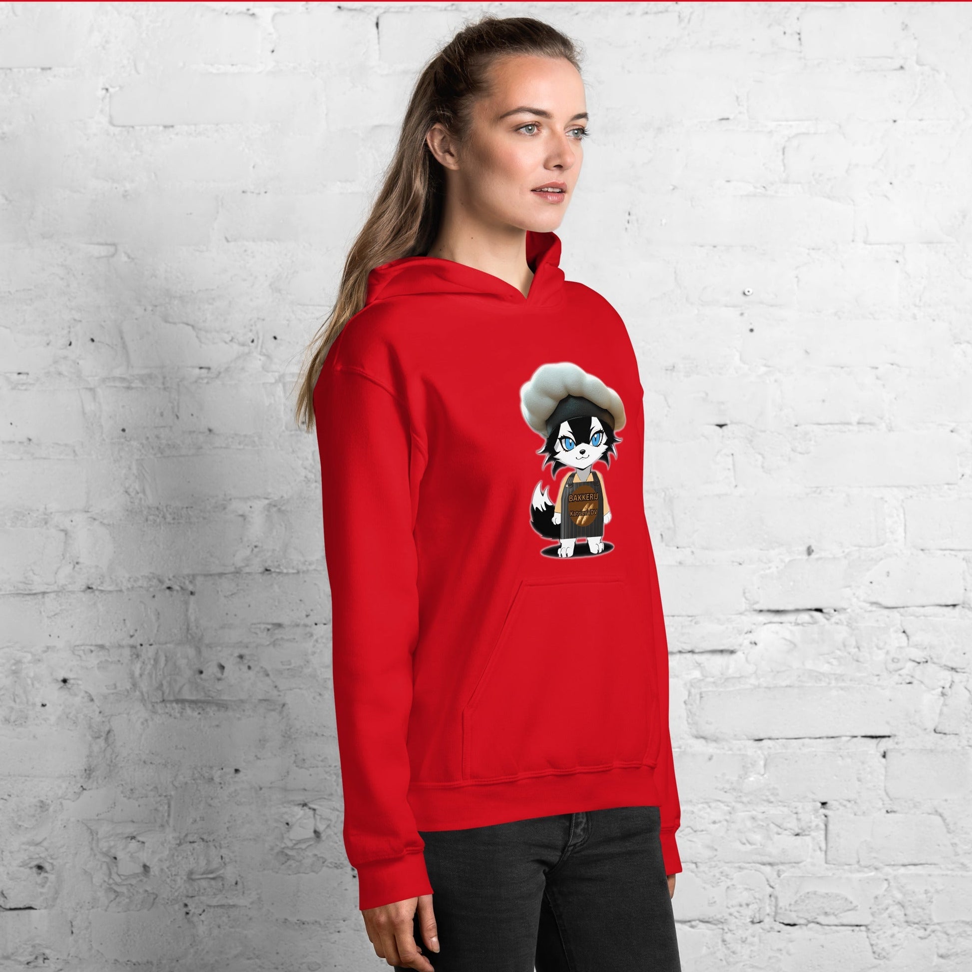 Women Hoodie Baker - Wolf - Lux - Wolf - Lux - Wolf - Lux