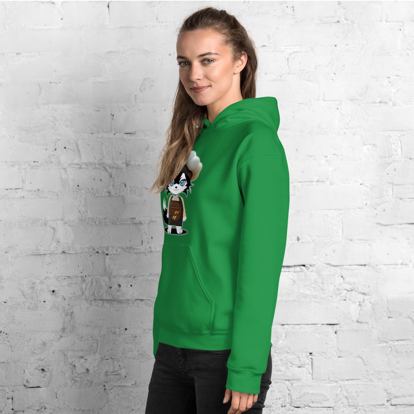 Women Hoodie Baker - Wolf - Lux - Wolf - Lux - Wolf - Lux