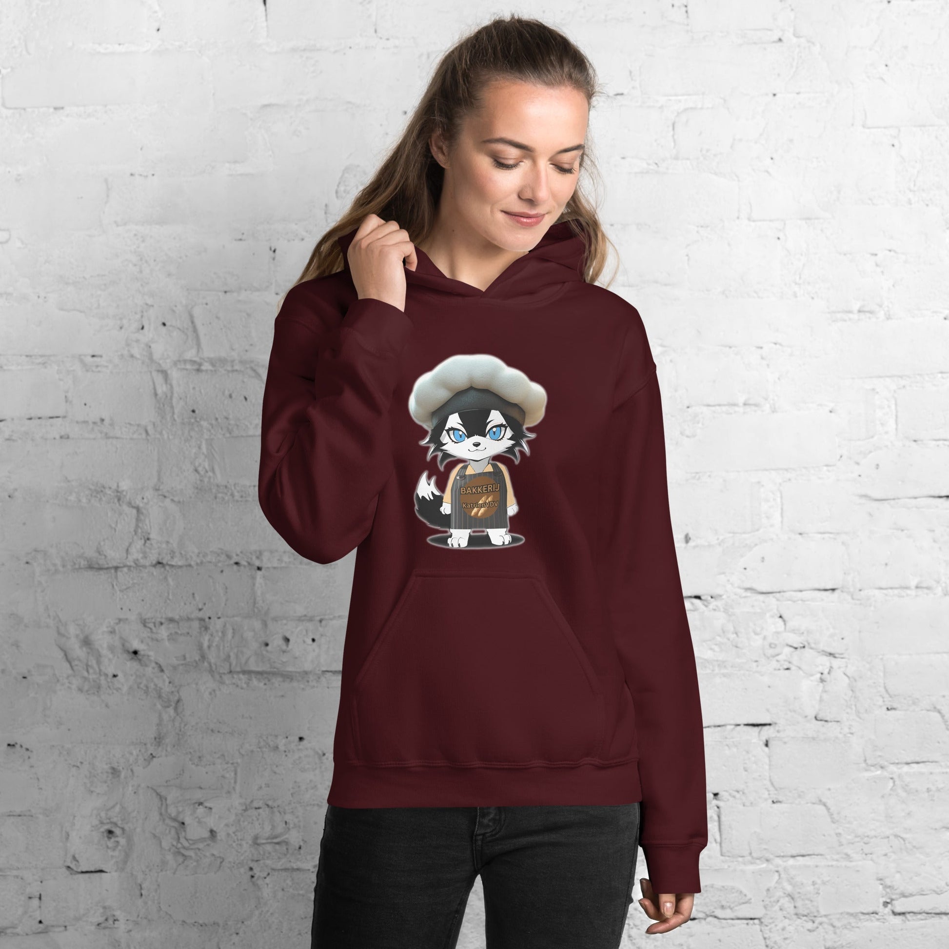 Women Hoodie Baker - Wolf - Lux - Wolf - Lux - Wolf - Lux