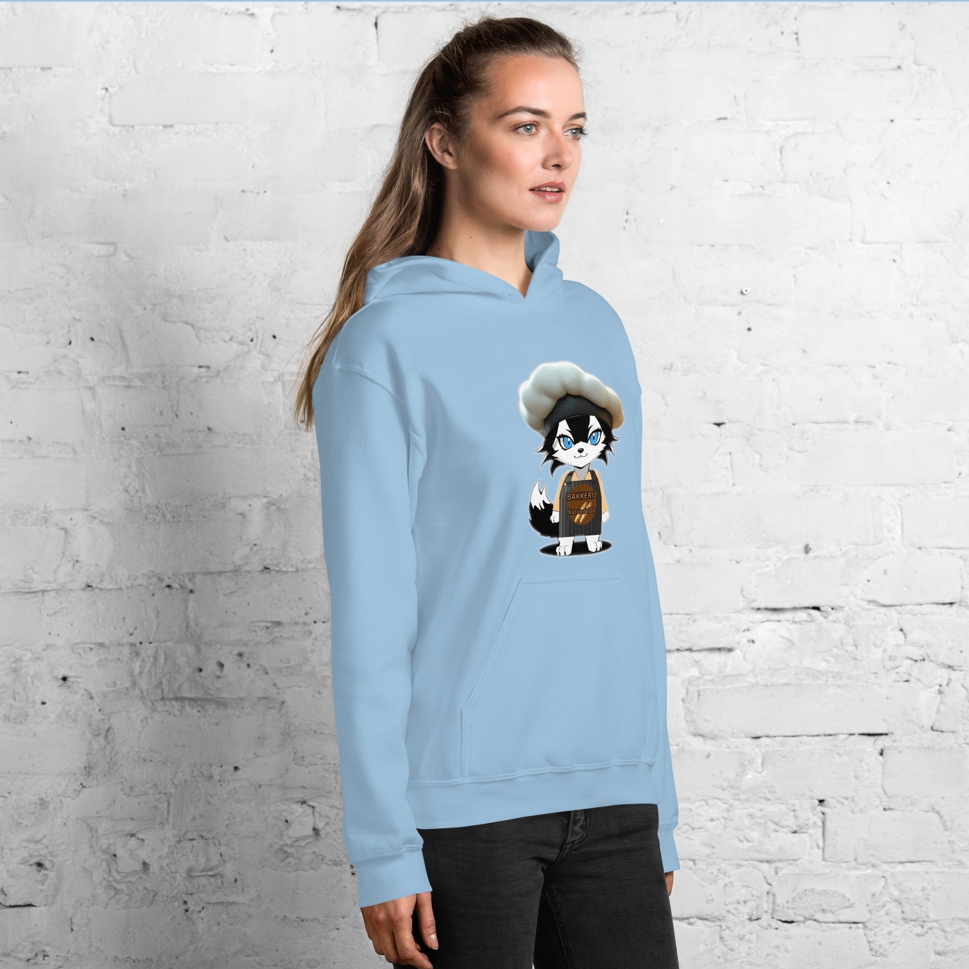 Women Hoodie Baker - Wolf - Lux - Wolf - Lux - Wolf - Lux