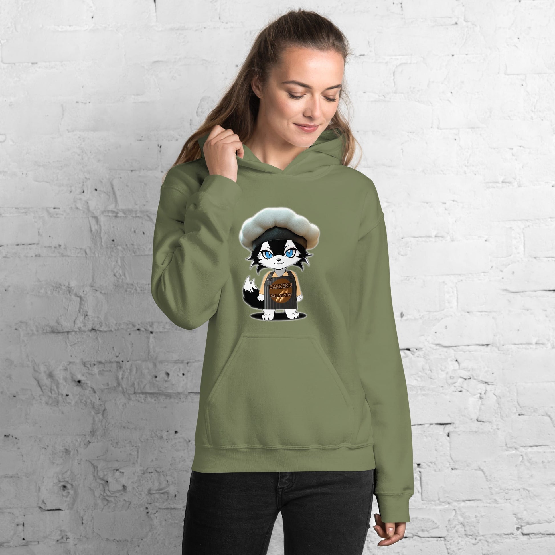 Women Hoodie Baker - Wolf - Lux - Wolf - Lux - Wolf - Lux