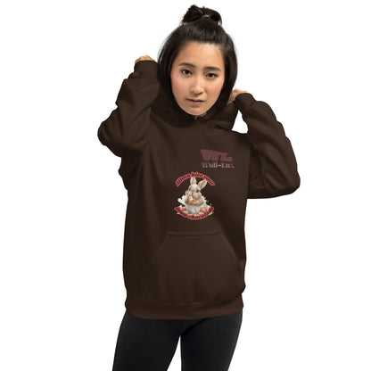 Women Hoodie chocolate dutch - Wolf - Lux - Wolf - Lux - Wolf - Lux
