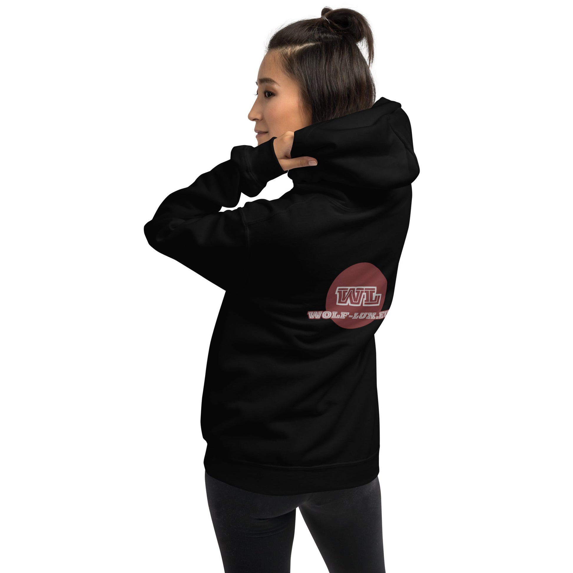 Women Hoodie chocolate dutch - Wolf - Lux - Wolf - Lux - Wolf - Lux