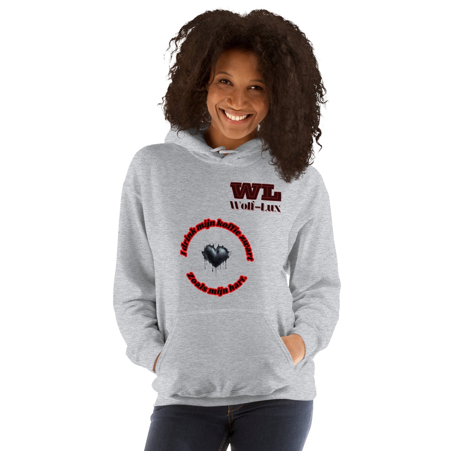 Women Hoodie Coffee Dutch - Wolf - Lux - Wolf - Lux - Wolf - Lux