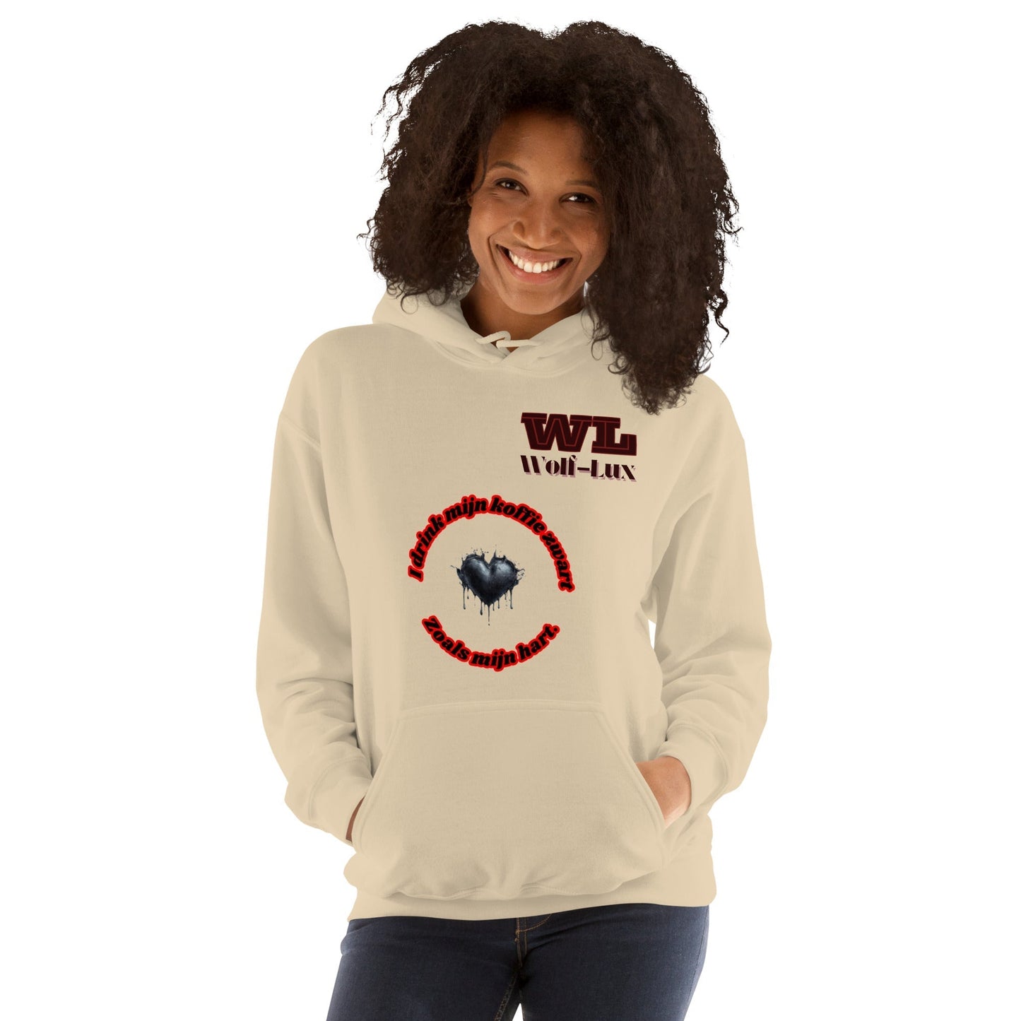 Women Hoodie Coffee Dutch - Wolf - Lux - Wolf - Lux - Wolf - Lux