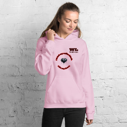 Women Hoodie Coffee English - Wolf - Lux - Wolf - Lux - Wolf - Lux