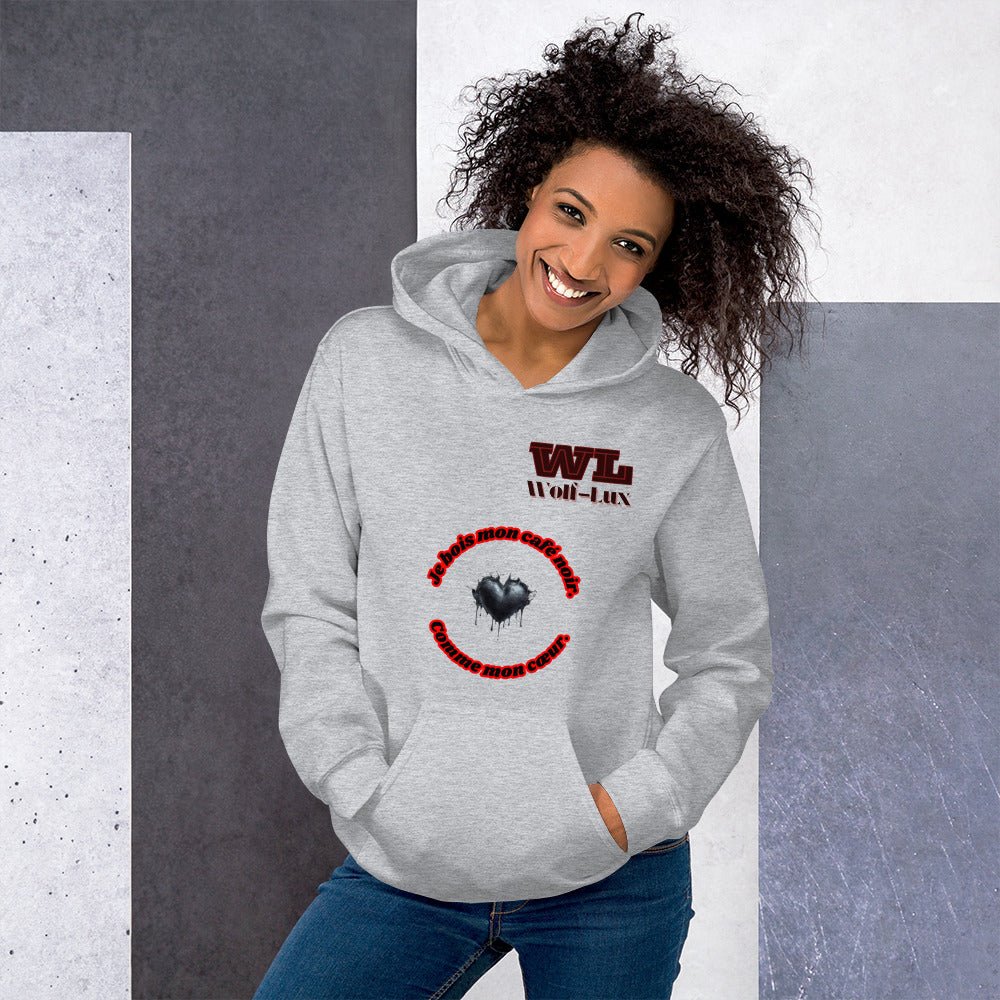 Women Hoodie Coffee French - Wolf - Lux - Wolf - Lux - Wolf - Lux
