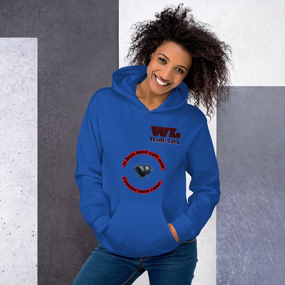 Women Hoodie Coffee French - Wolf - Lux - Wolf - Lux - Wolf - Lux