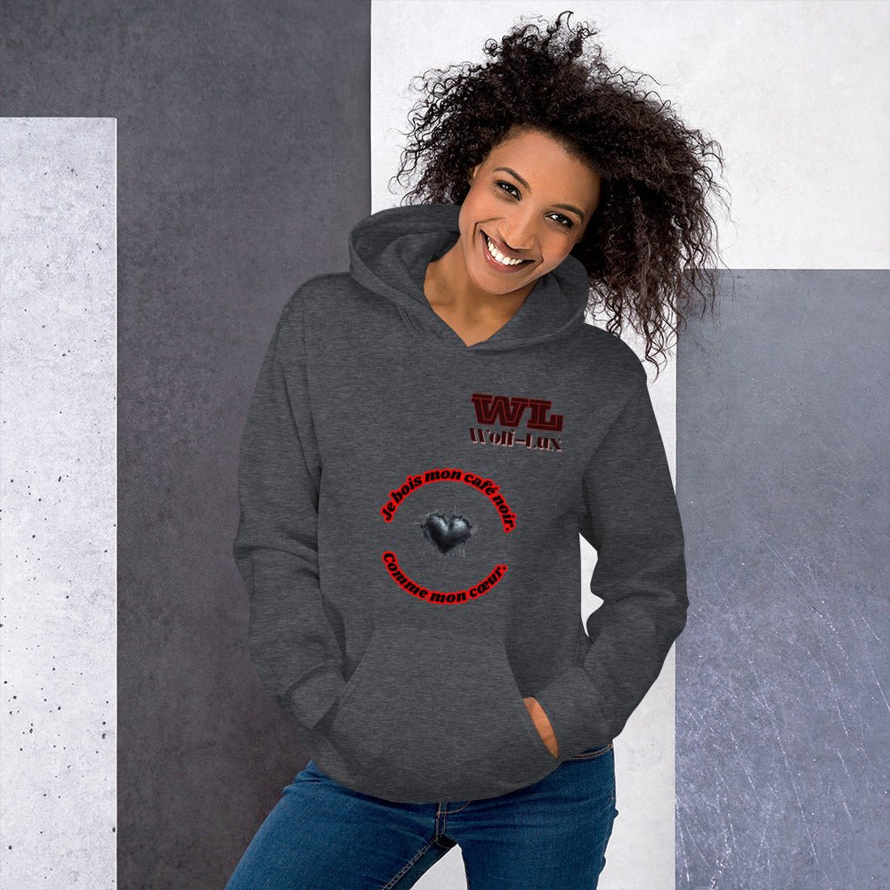 Women Hoodie Coffee French - Wolf - Lux - Wolf - Lux - Wolf - Lux
