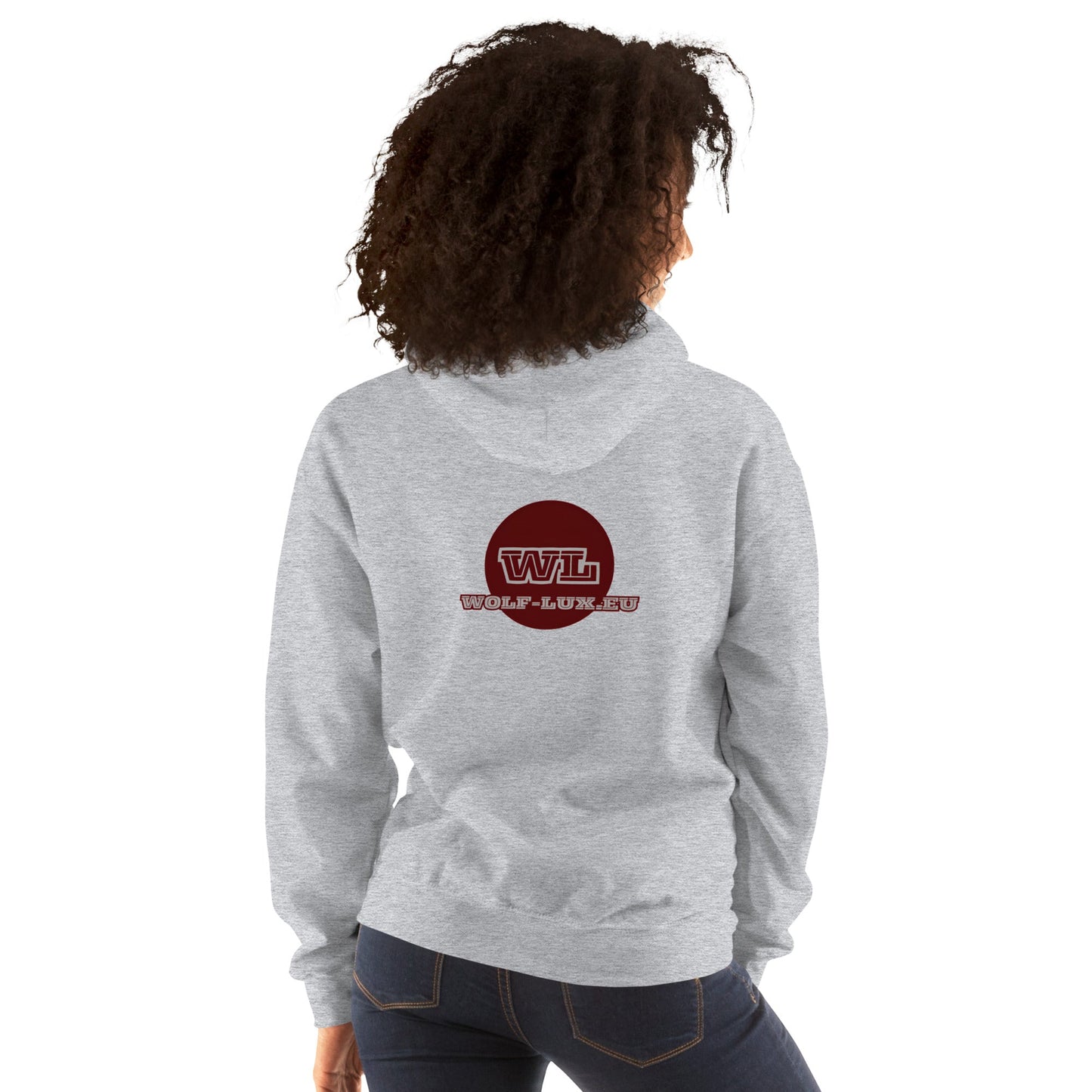 Women Hoodie Level up English - Wolf - Lux - Wolf - Lux - Wolf - Lux