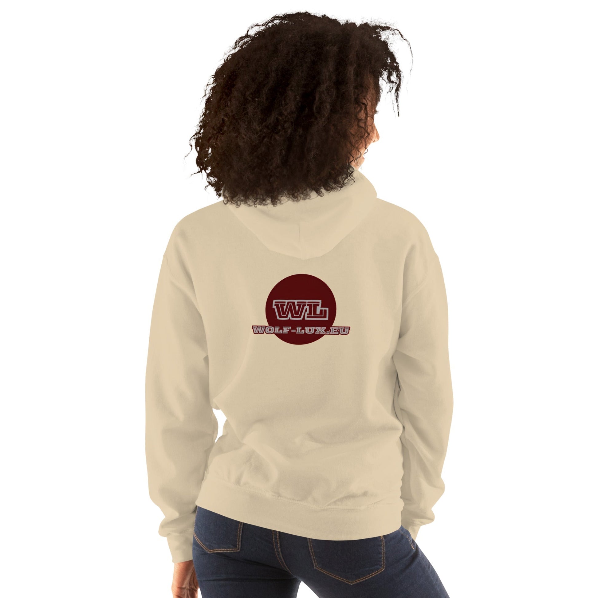 Women Hoodie Level up English - Wolf - Lux - Wolf - Lux - Wolf - Lux