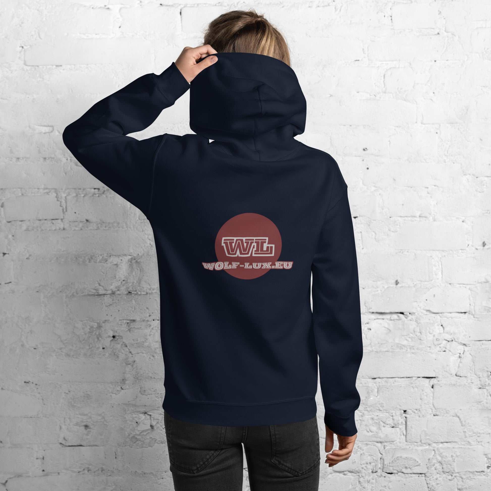 Women Hoodie Level up French - Wolf - Lux - Wolf - Lux - Wolf - Lux
