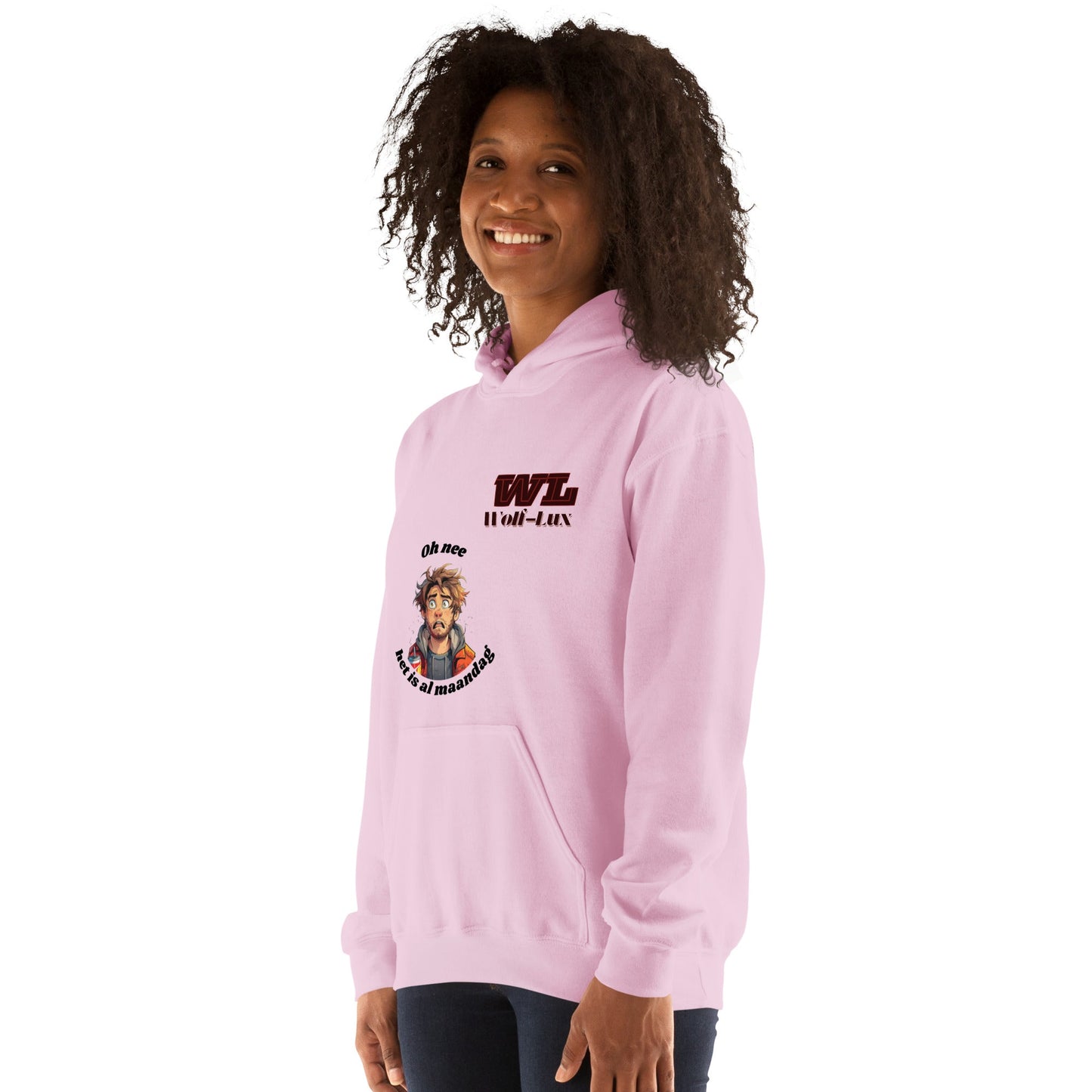 Women Hoodie Monday Dutch - Wolf - Lux - Wolf - Lux - Wolf - Lux