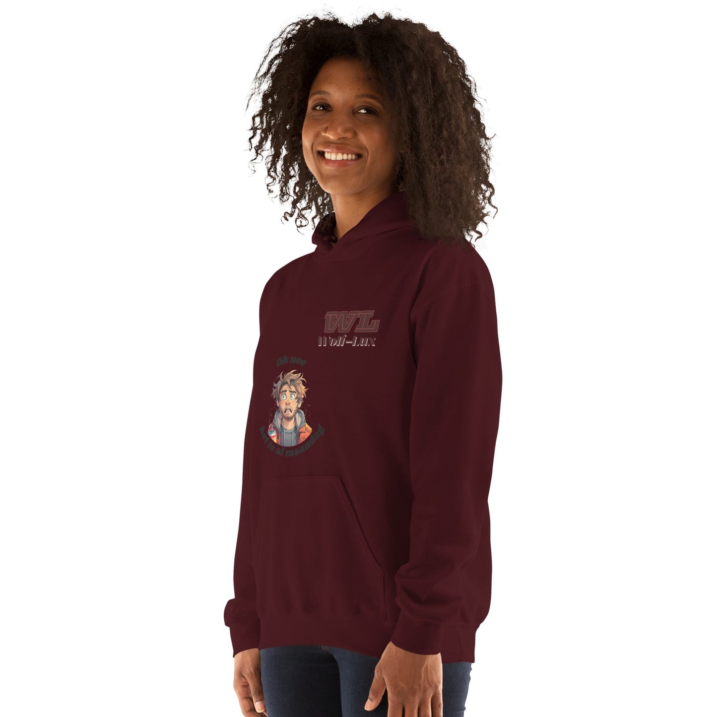 Women Hoodie Monday Dutch - Wolf - Lux - Wolf - Lux - Wolf - Lux