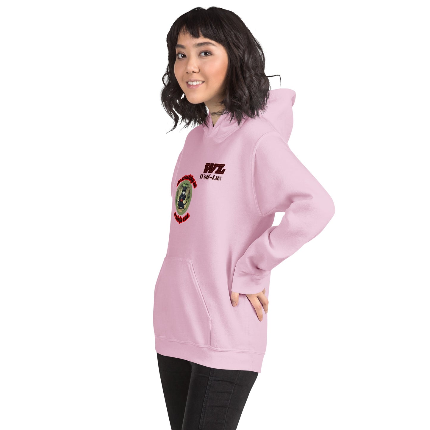 Women Hoodie Ninja English - Wolf - Lux - Wolf - Lux - Wolf - Lux