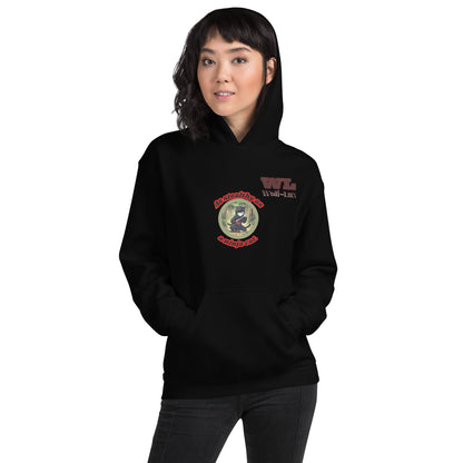 Women Hoodie Ninja English - Wolf - Lux - Wolf - Lux - Wolf - Lux