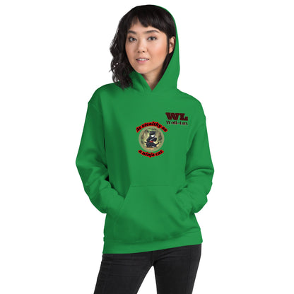 Women Hoodie Ninja English - Wolf - Lux - Wolf - Lux - Wolf - Lux