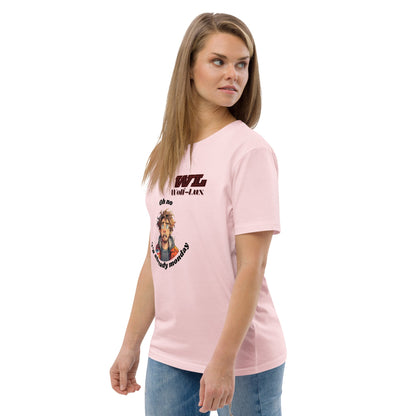 Women organic cotton t-shirt Monday English - Wolf - Lux - Wolf - Lux - Wolf - Lux