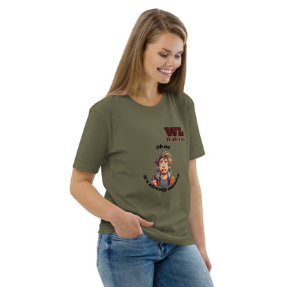 Women organic cotton t-shirt Monday English - Wolf - Lux - Wolf - Lux - Wolf - Lux