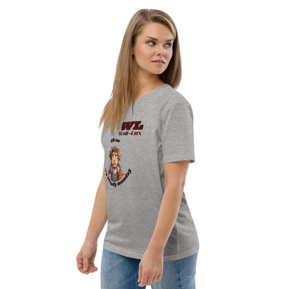 Women organic cotton t-shirt Monday English - Wolf - Lux - Wolf - Lux - Wolf - Lux
