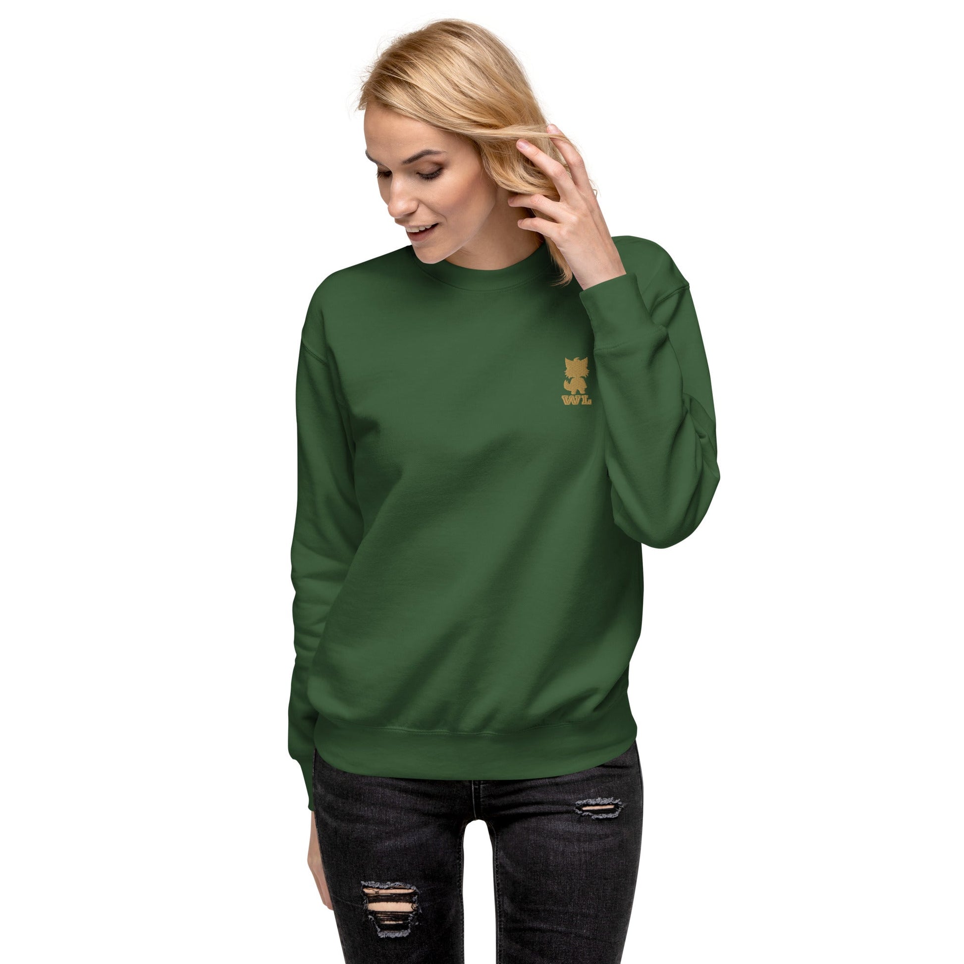 Women Premium Sweatshirt - Wolf - Lux - Wolf - Lux - The Premium