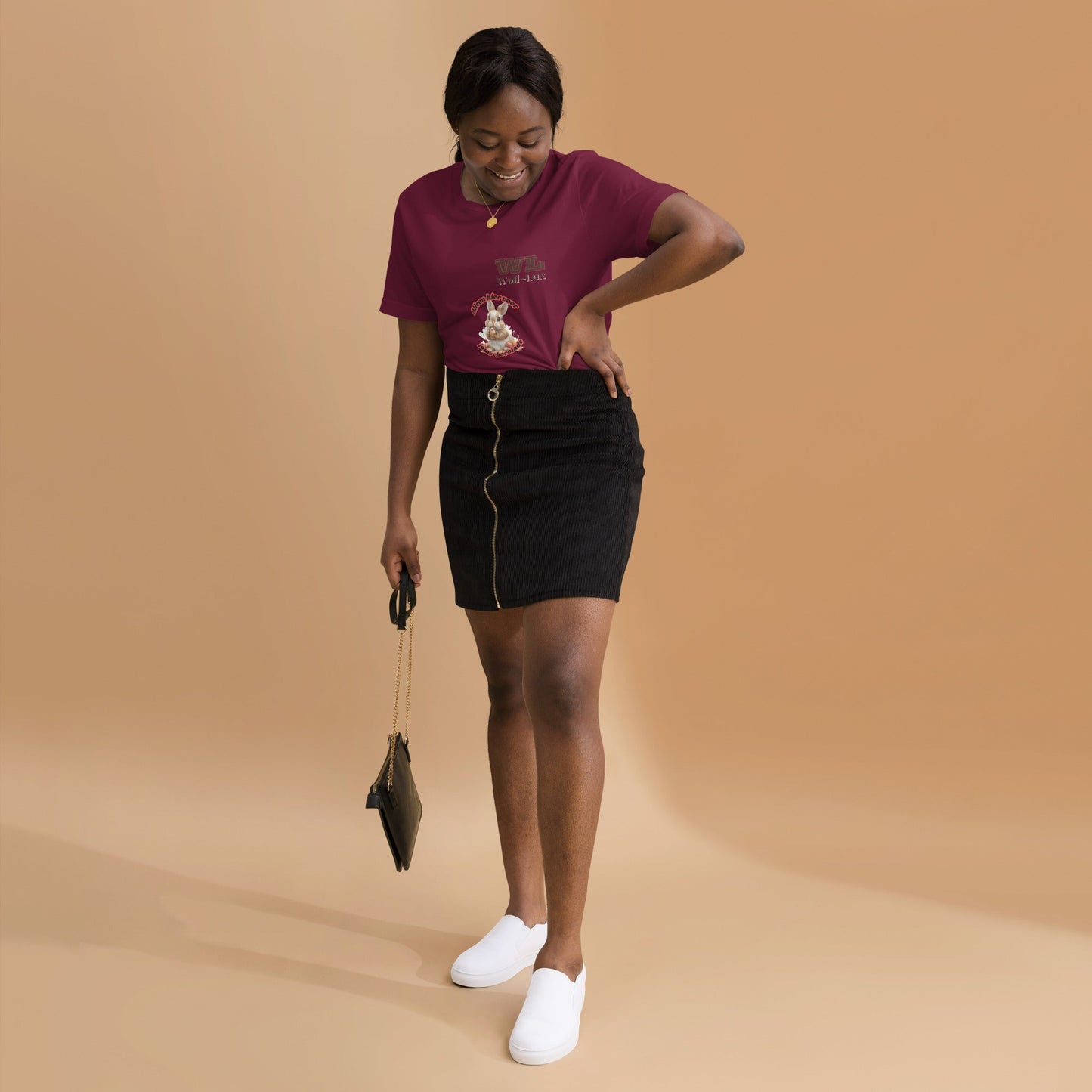 Women t-shirt chocolate dutch - Wolf - Lux - Wolf - Lux - Wolf - Lux