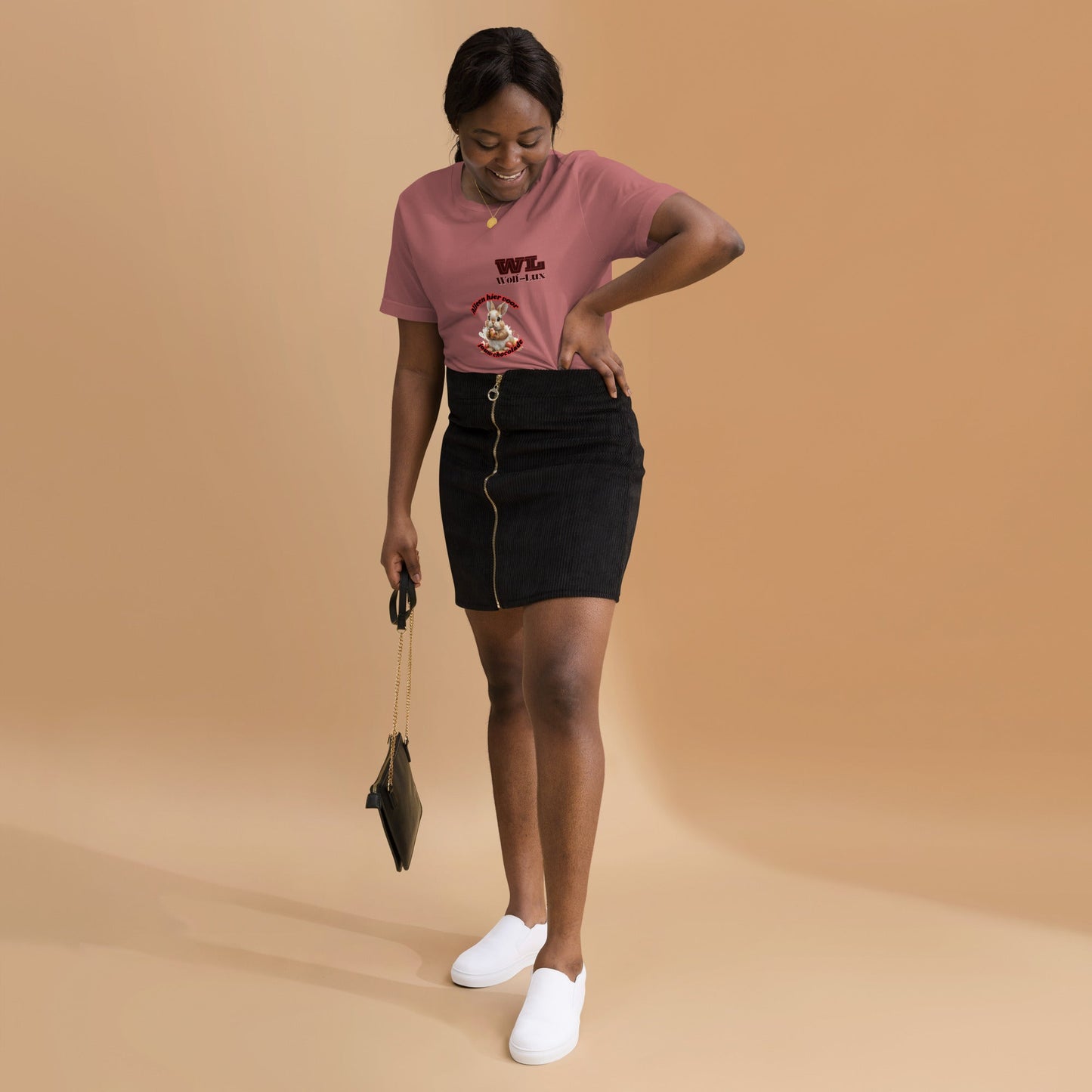 Women t-shirt chocolate dutch - Wolf - Lux - Wolf - Lux - Wolf - Lux