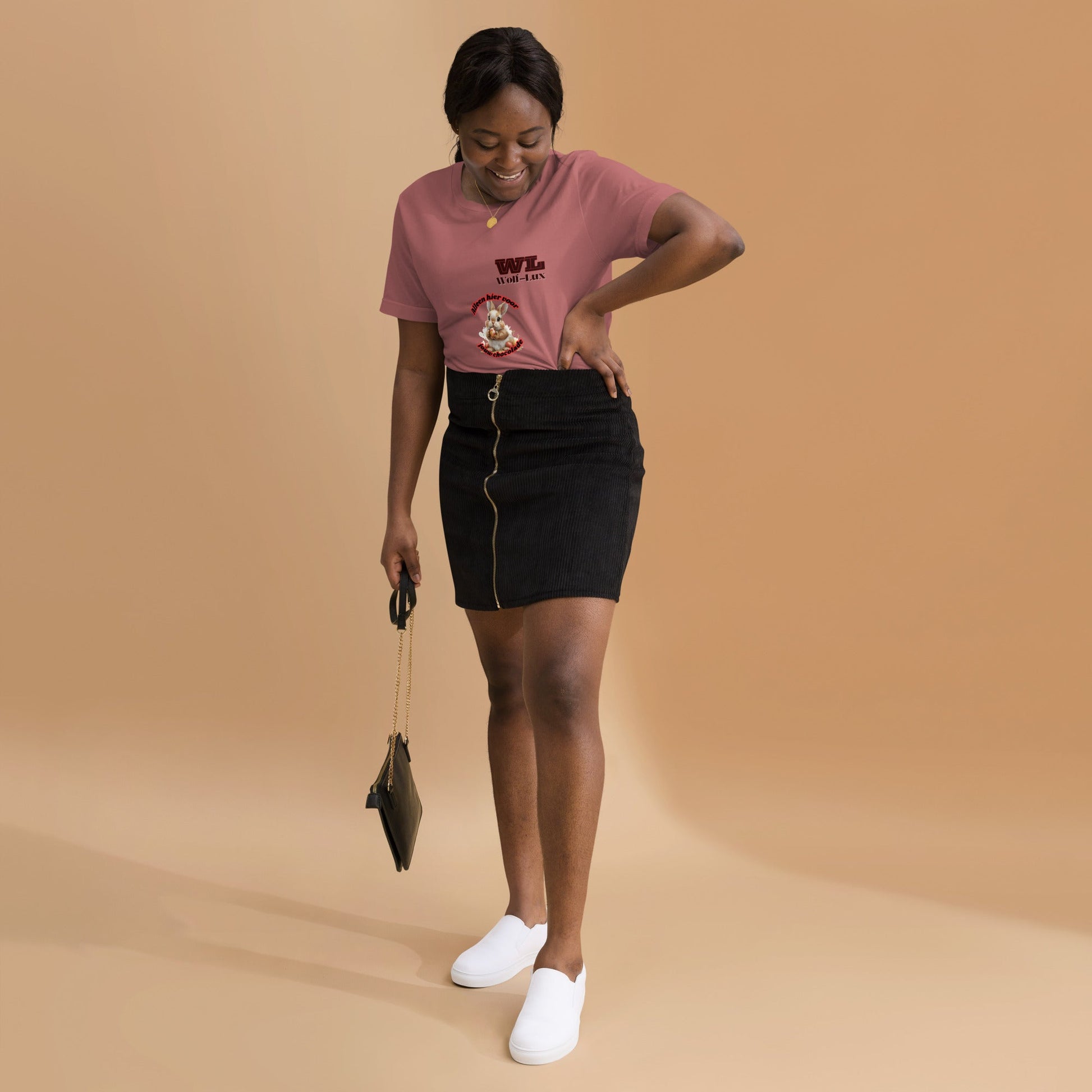 Women t-shirt chocolate dutch - Wolf - Lux - Wolf - Lux - Wolf - Lux