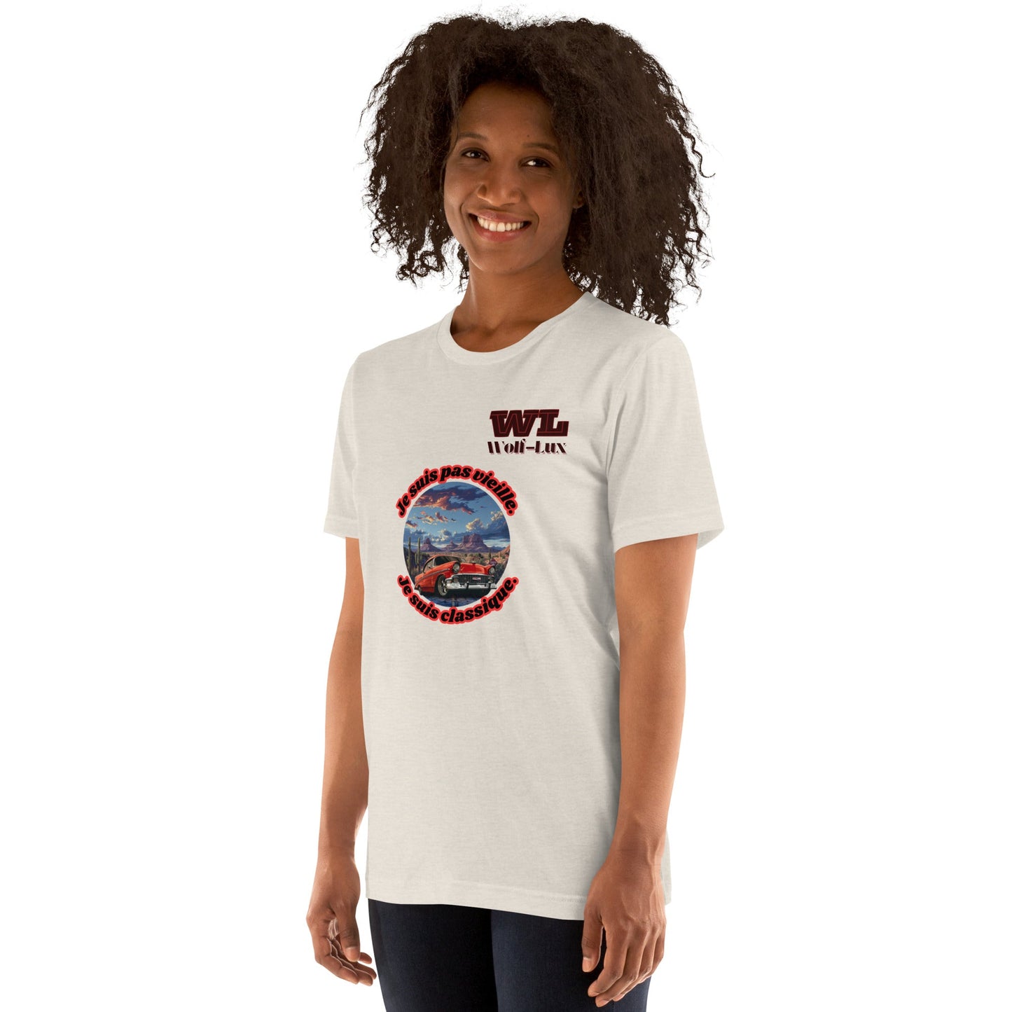 Women t-shirt Classic French - Wolf - Lux - Wolf - Lux - Wolf - Lux