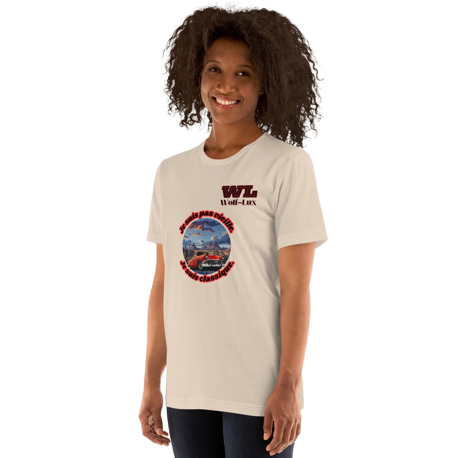 Women t-shirt Classic French - Wolf - Lux - Wolf - Lux - Wolf - Lux